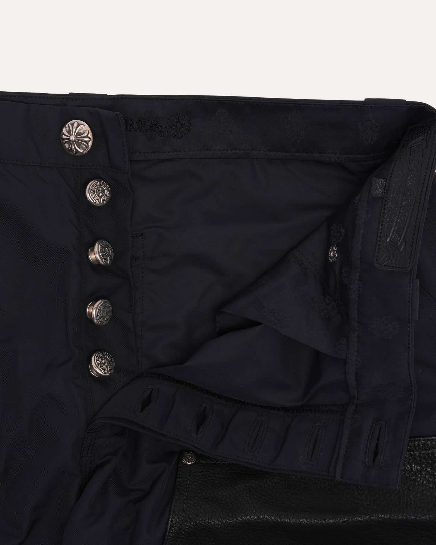 Nylon Leather Double Knee Carpenter Shorts