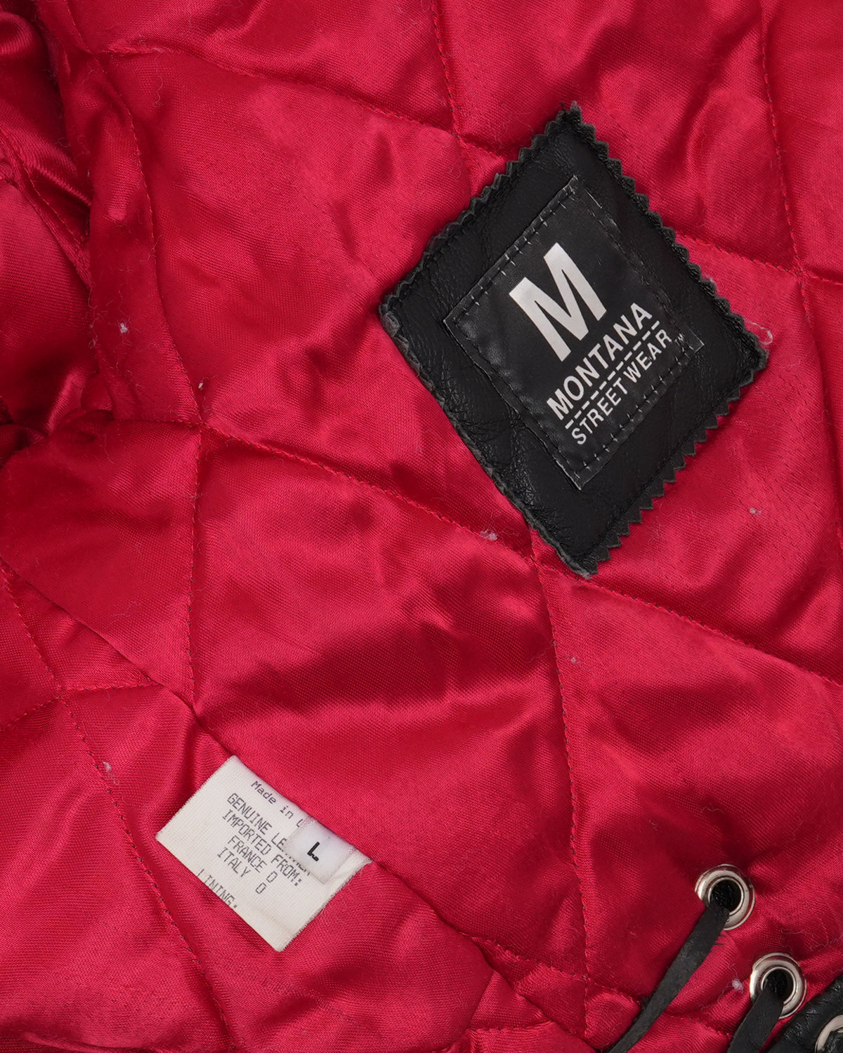 Montana Streetwear Leather Rider Jacket