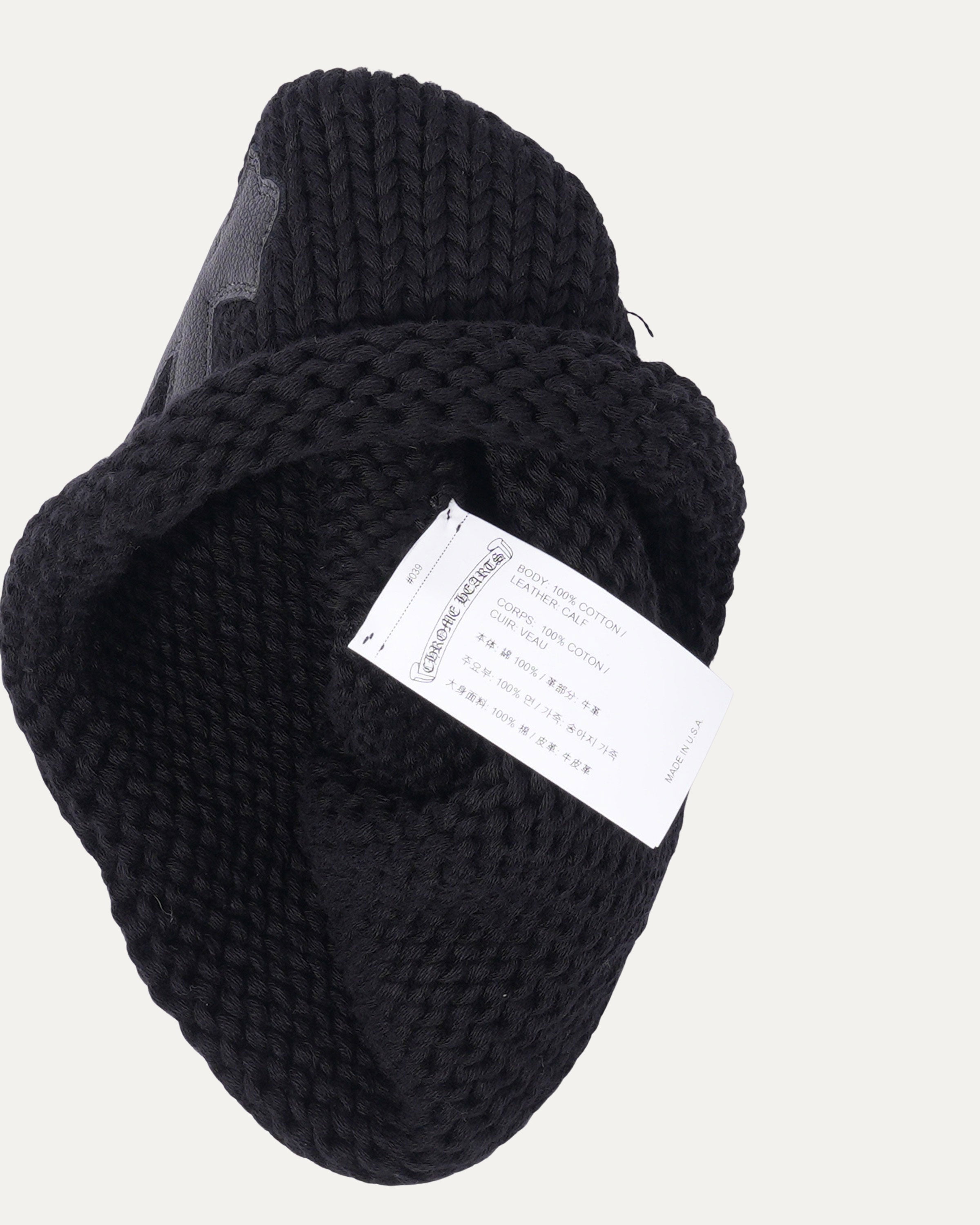 Cross Patch Cashmere Beanie