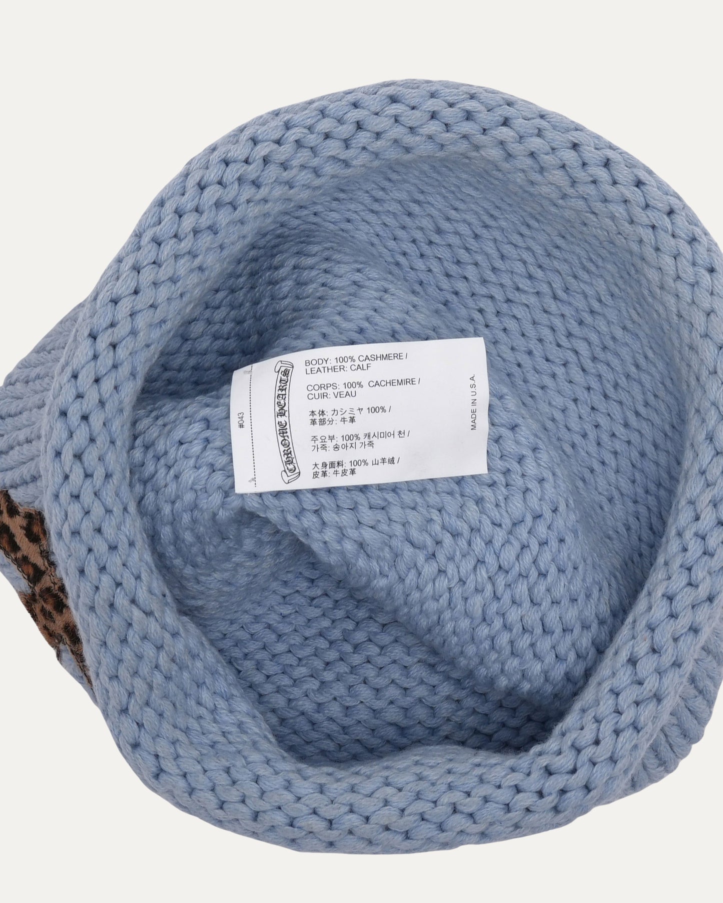 Cashmere Cross Patch Beanie