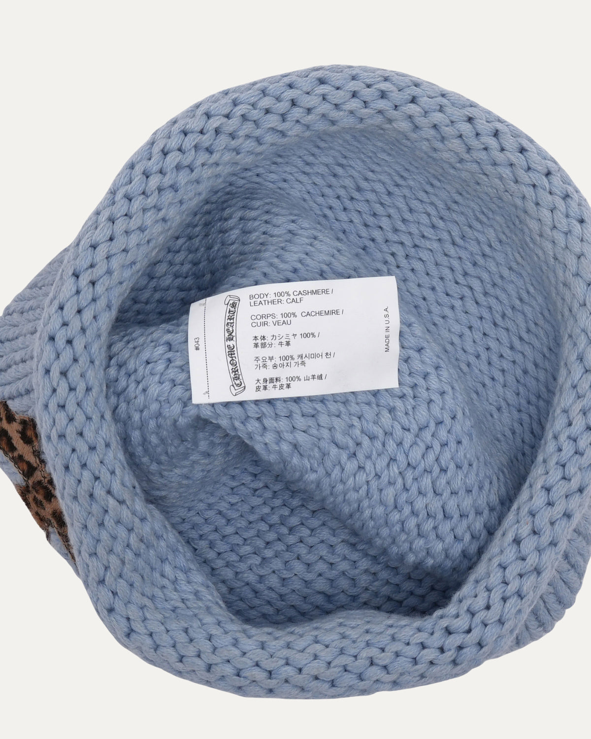 Cashmere Cross Patch Beanie