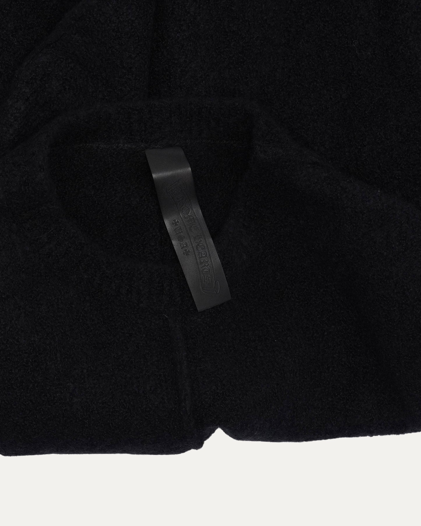 Pony Hair Cross Patch Cashmere-Silk Blend Sweater