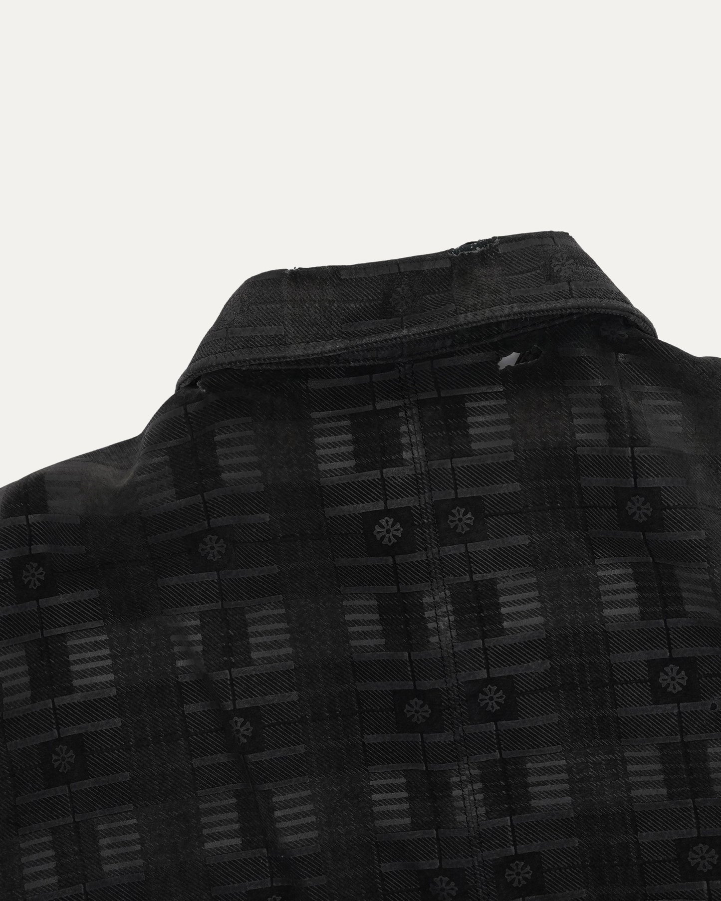 Plus Cross Leather Shirt