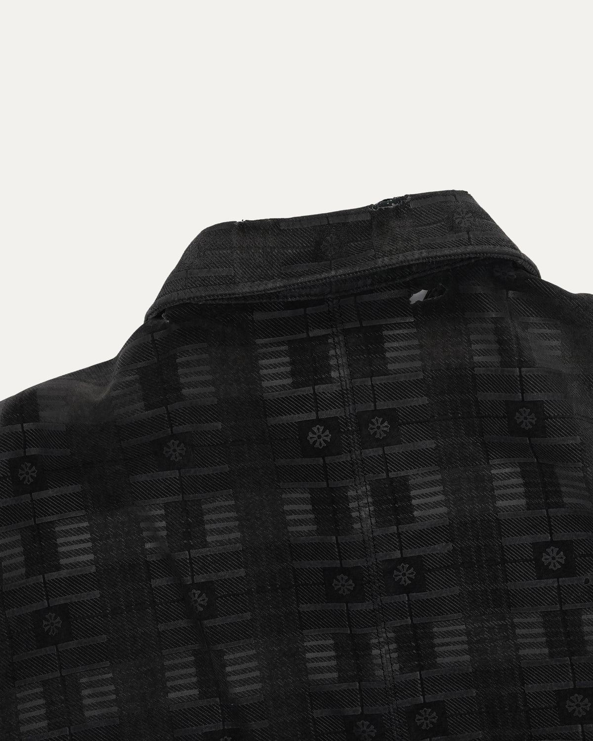 Plus Cross Leather Shirt