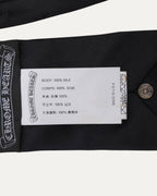 Plus Cross Embellished Silk Tie
