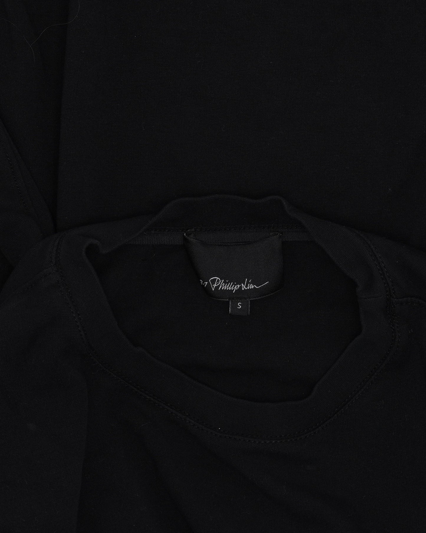 Textured Elbow Patch Crewneck Sweatshirt