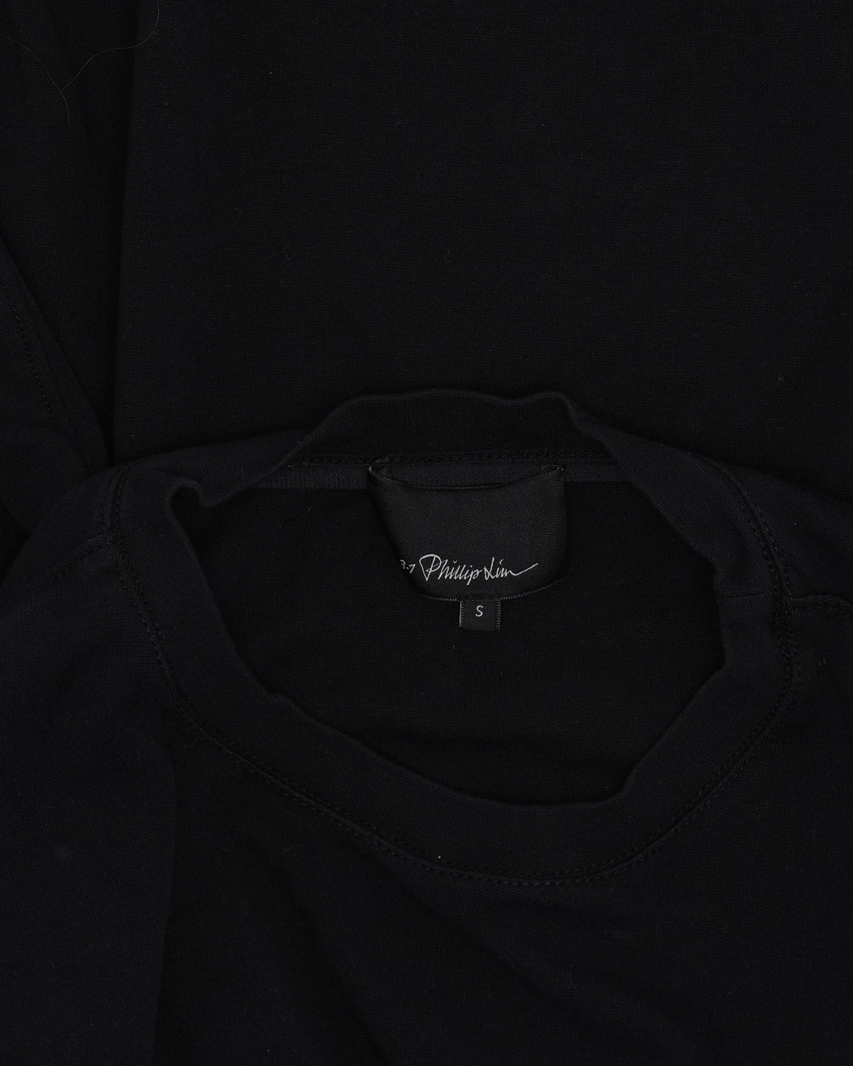 Textured Elbow Patch Crewneck Sweatshirt