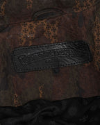 Monogram Camouflage Leather Stiff Puffer Jacket