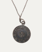 Large Angel Medallion w/ Roll Chain