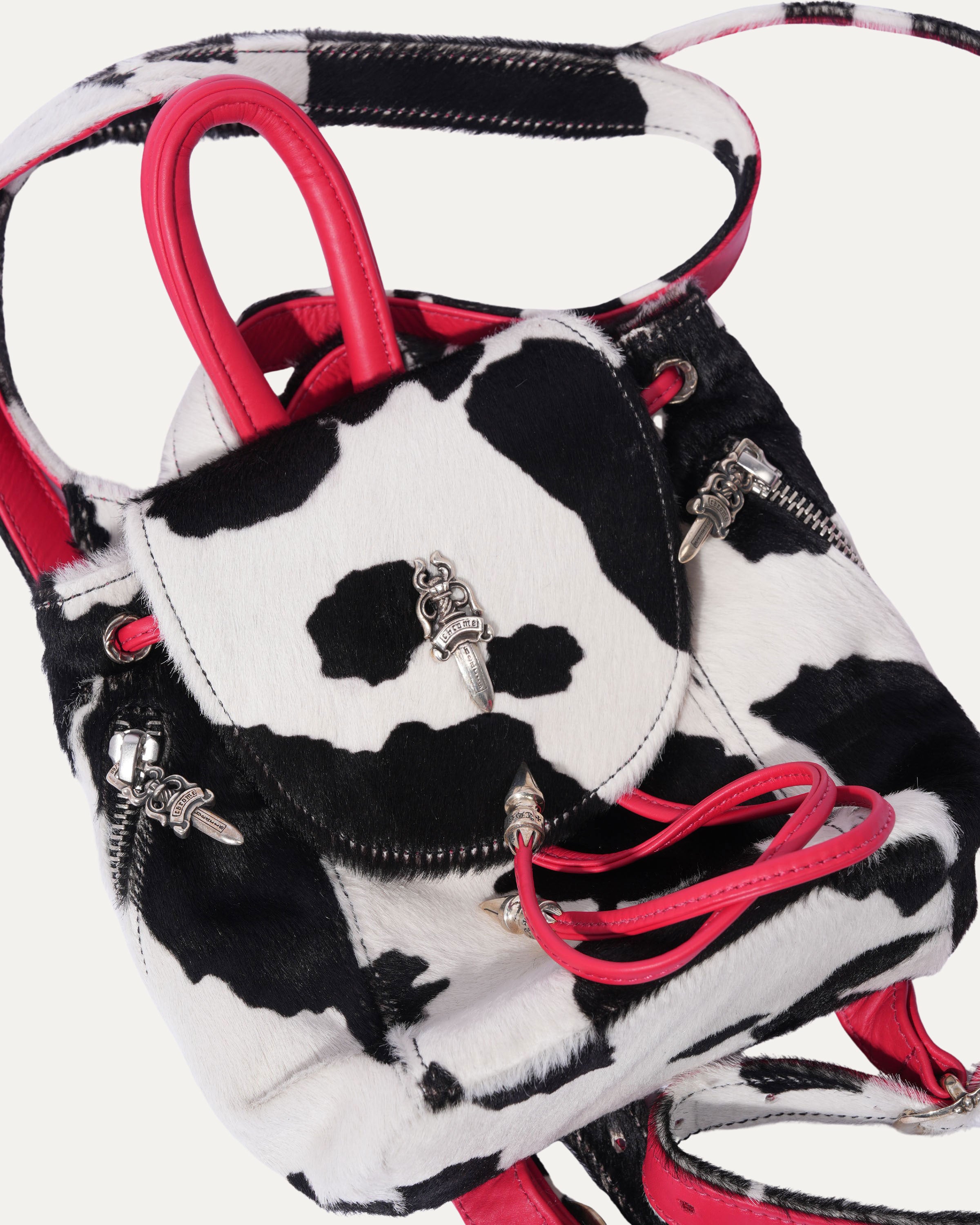 Mini Cow Print Backpack