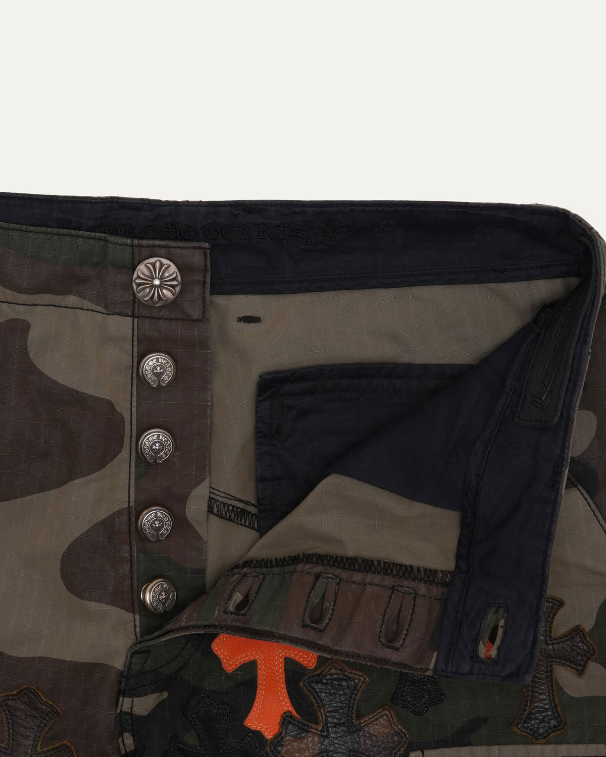 Cross Patch Camouflage Cargo Pants