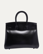 Box Leather Birkin 35 So Black PVD Hardware