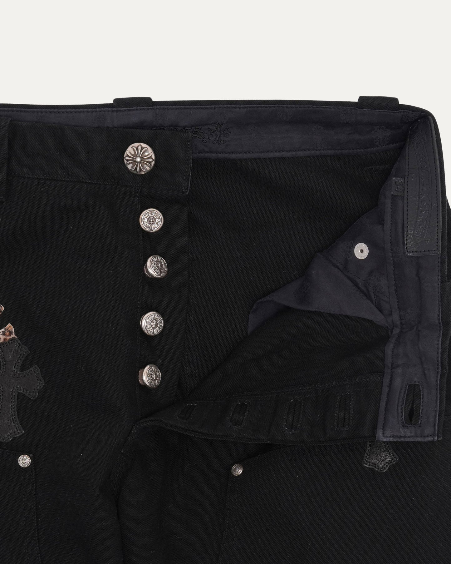 Cross Patch Double Knee Pants