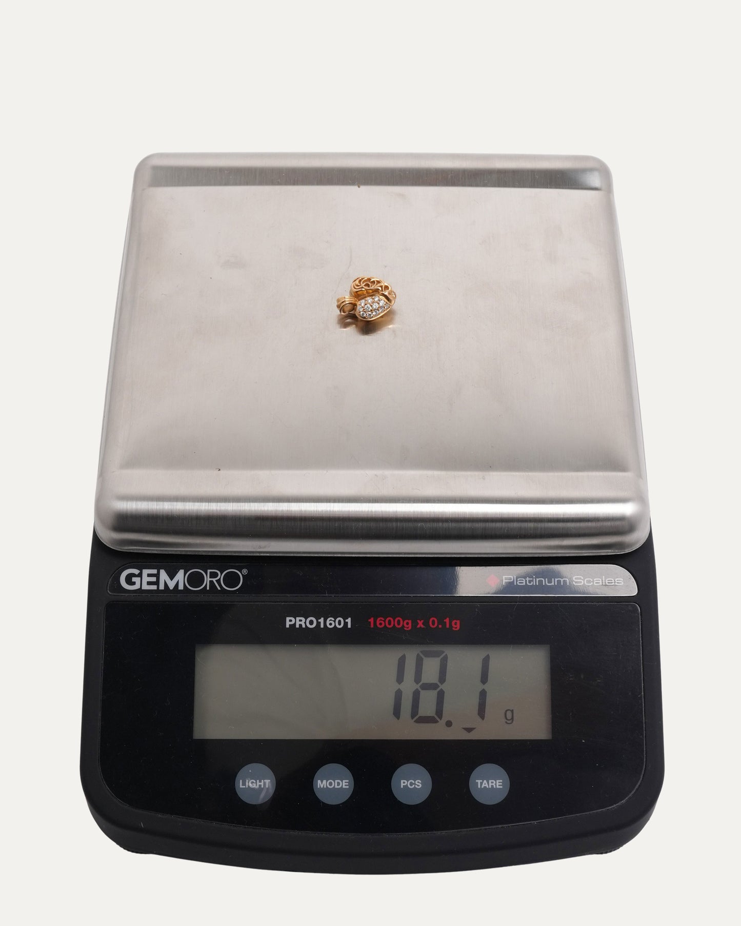 Gold Diamond Heart Pendant