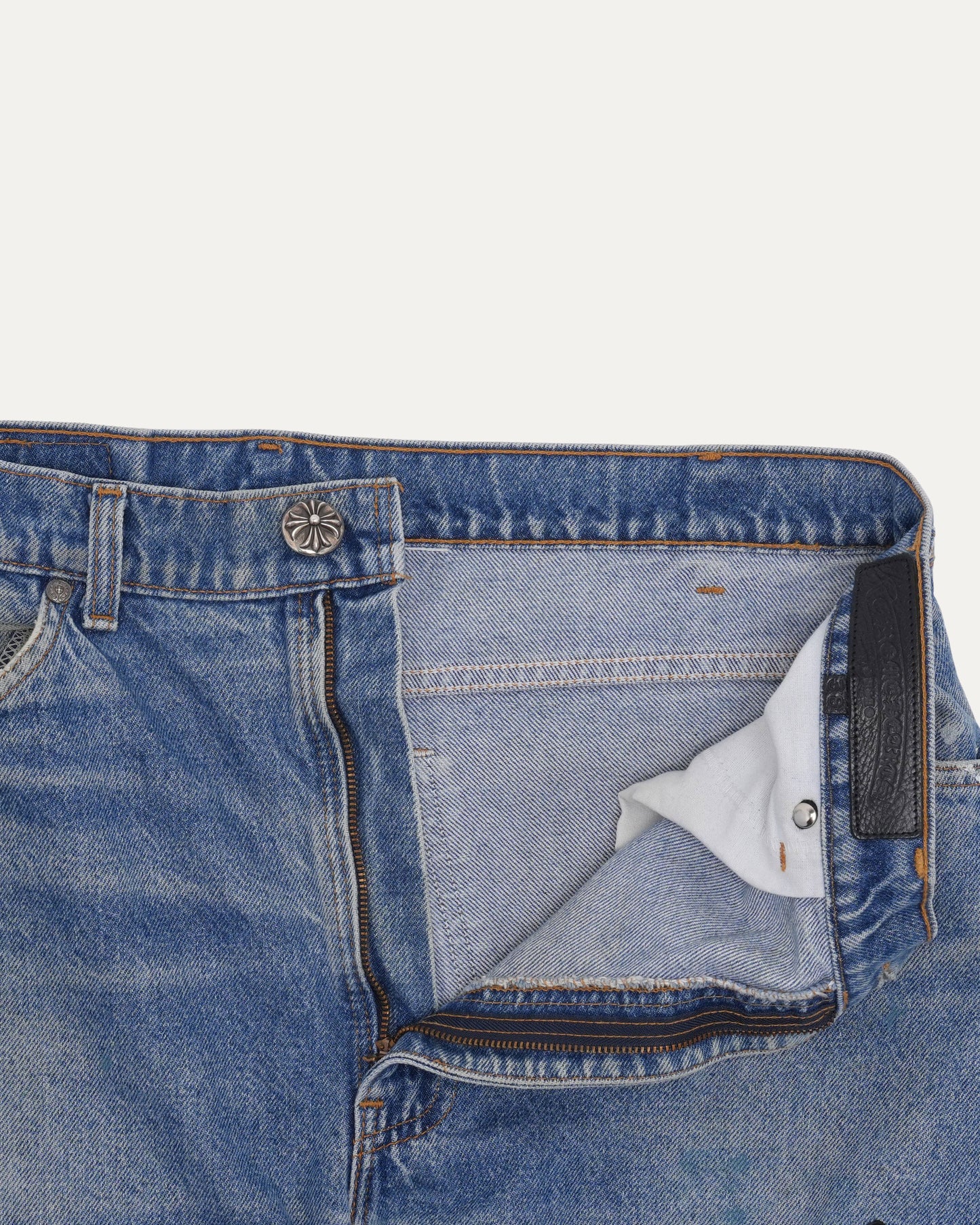 Levis 505 Cross Patch Jeans