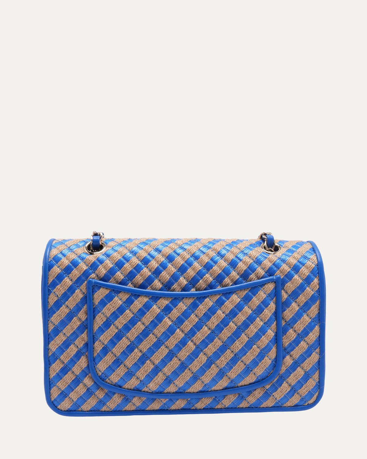 Raffia Jute Striped Small Urban Jungle Single Flap Bag
