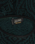 Pour Equator Patterned Knit Sweater
