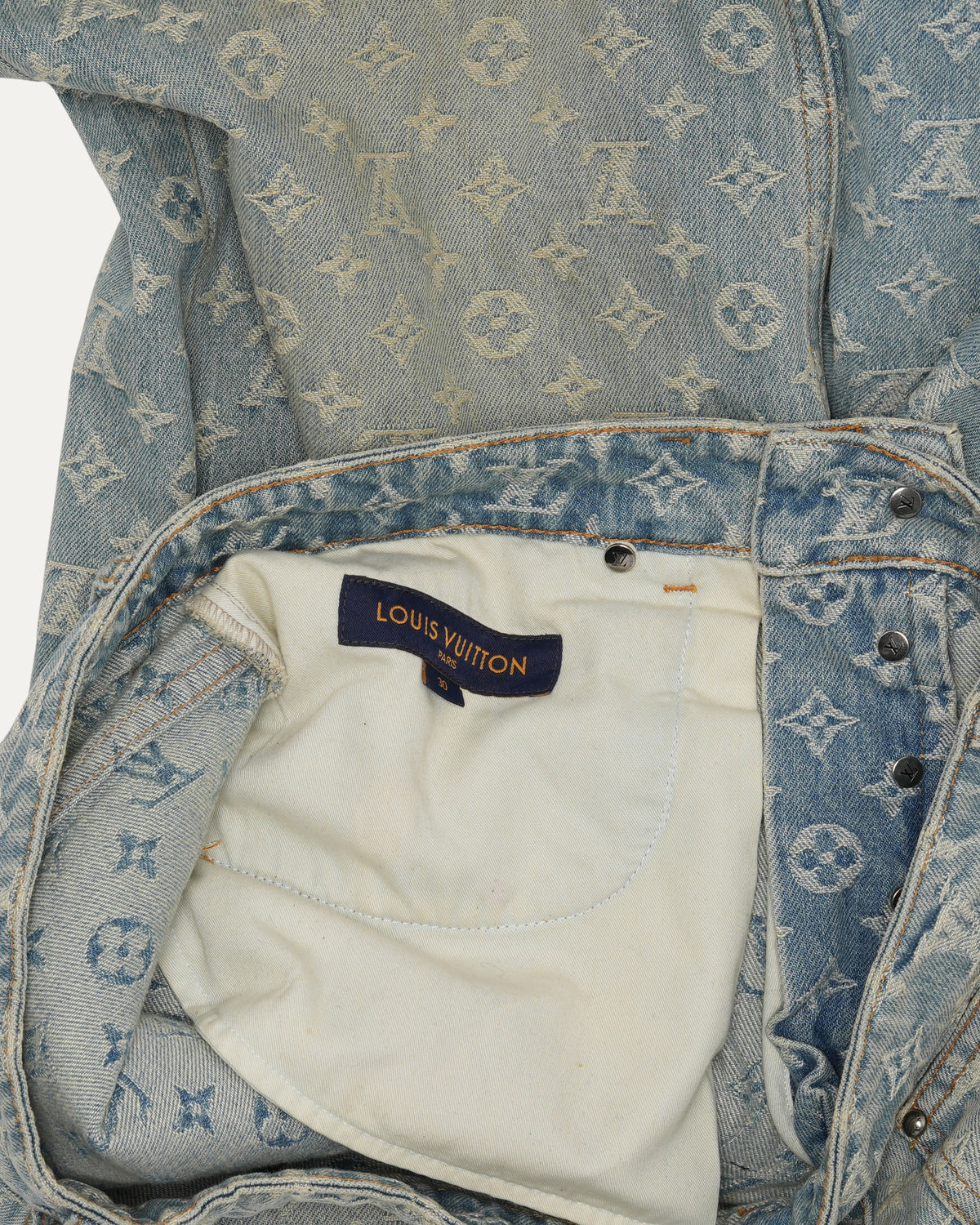 Monogram Graffiti Jeans