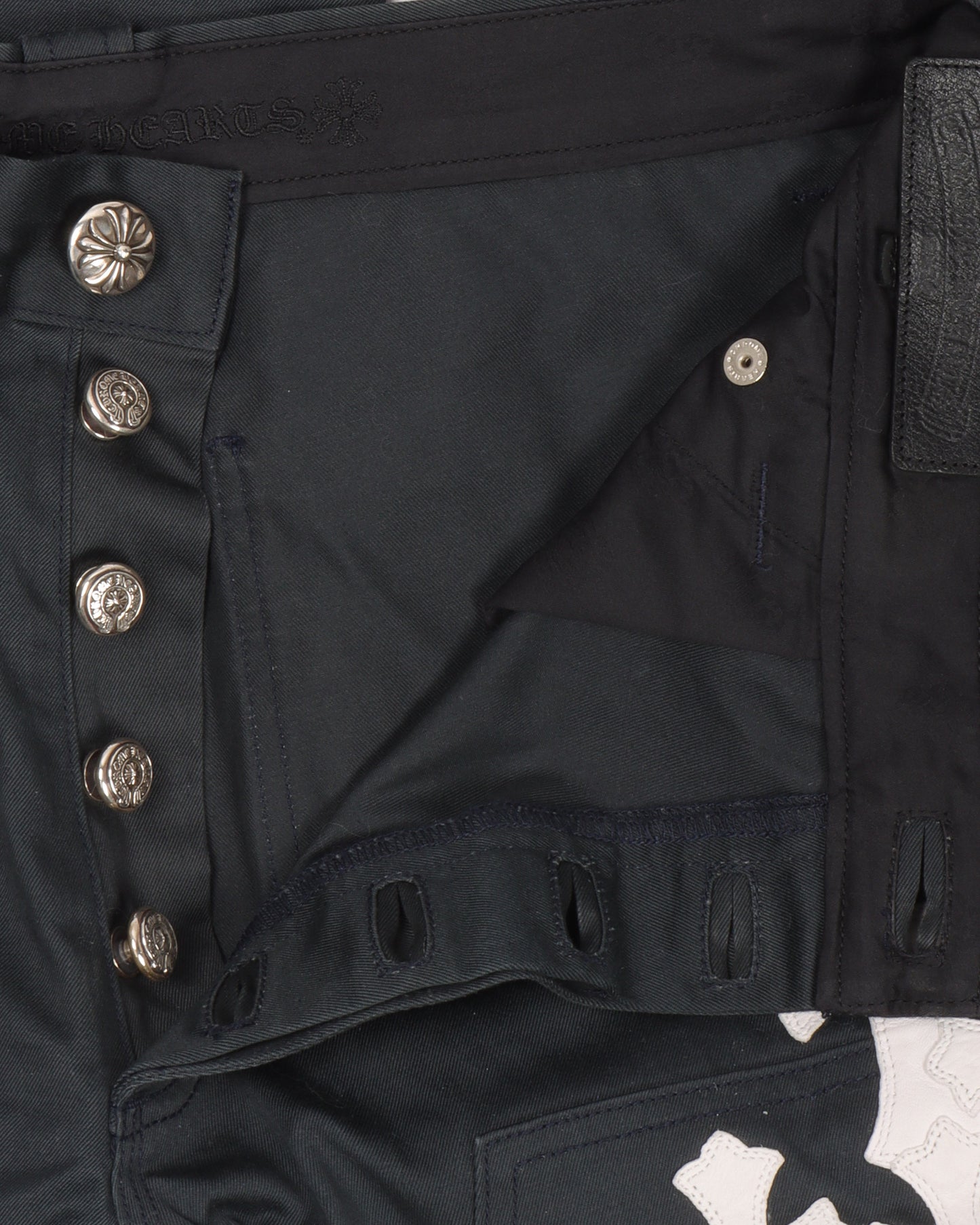 Double Knee Cross Patch Carpenter Pants