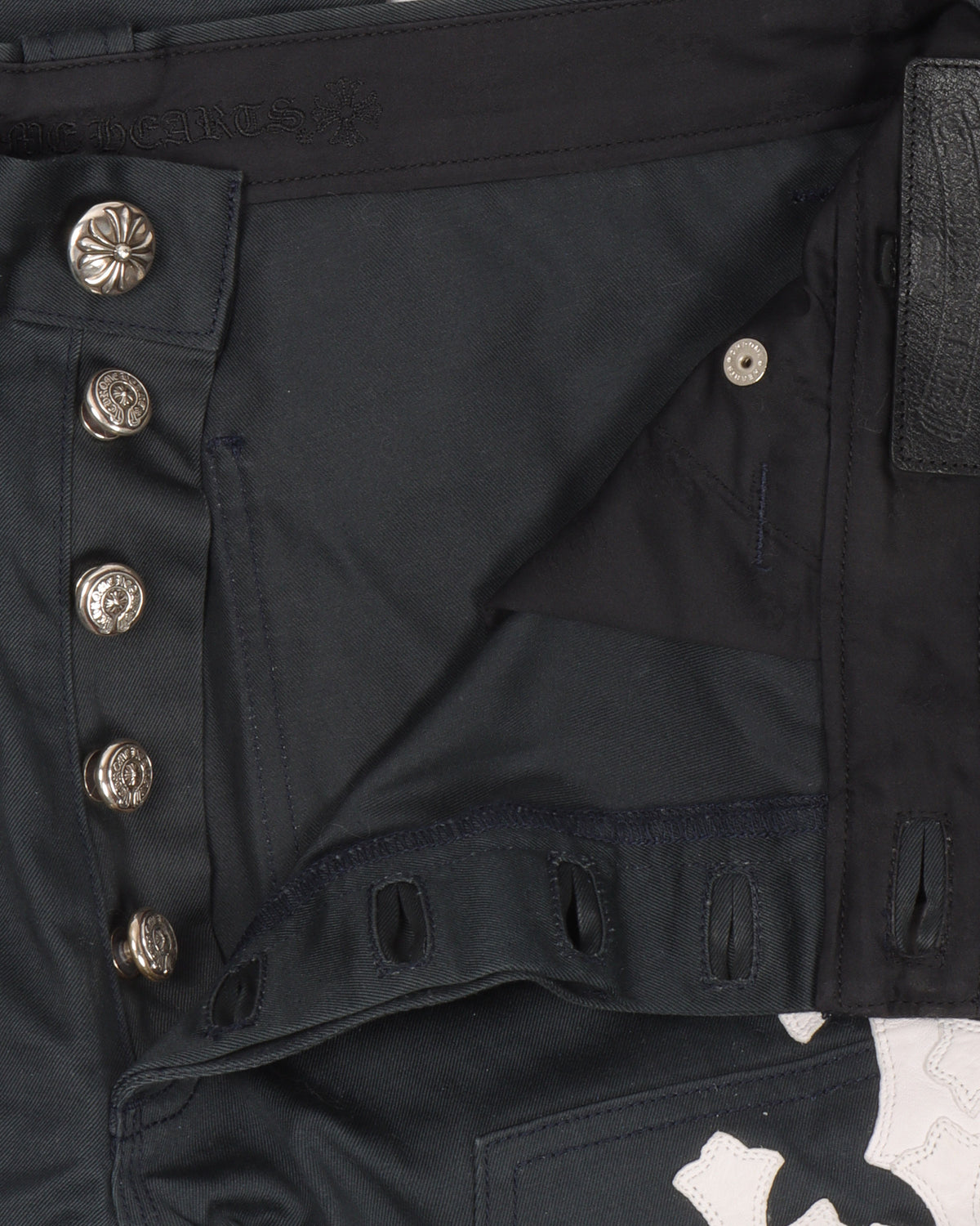 Double Knee Cross Patch Carpenter Pants