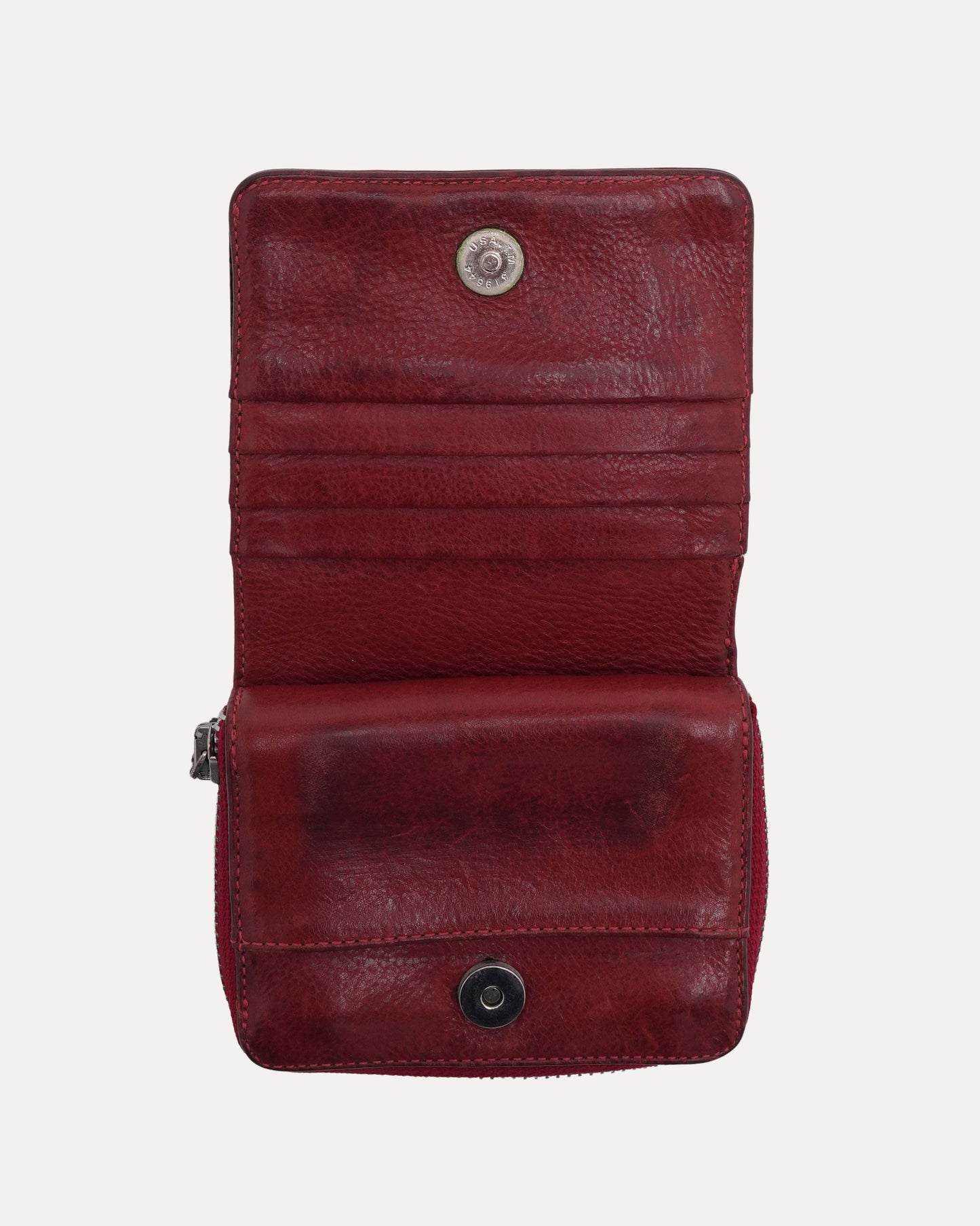 Cemetery Cross Patch Zip Wallet