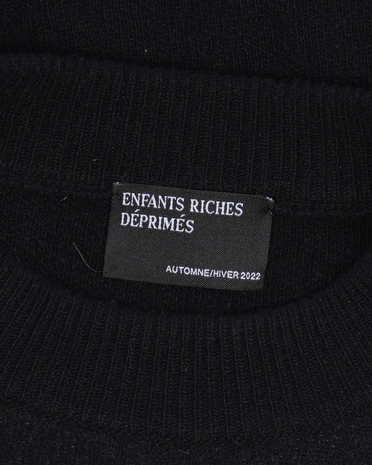 Wool-Cashmere Blend Check Sweater