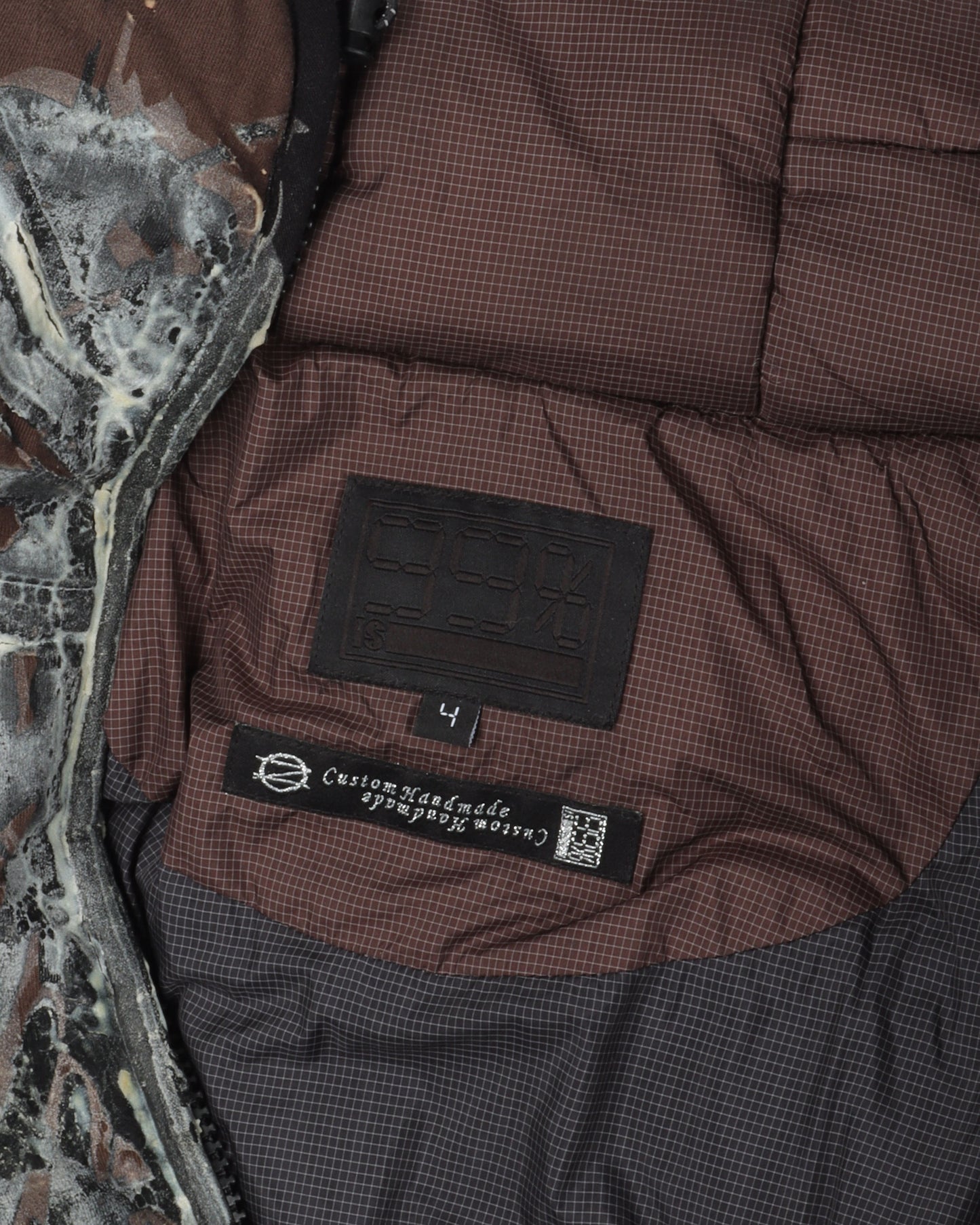 FW20 "ATT1%TUDE" Embellished Hooded Puffer Jacket