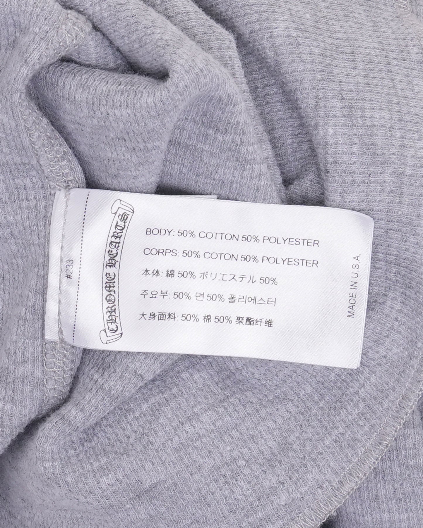 Horseshoe Logo Thermal Long Sleeve T-Shirt