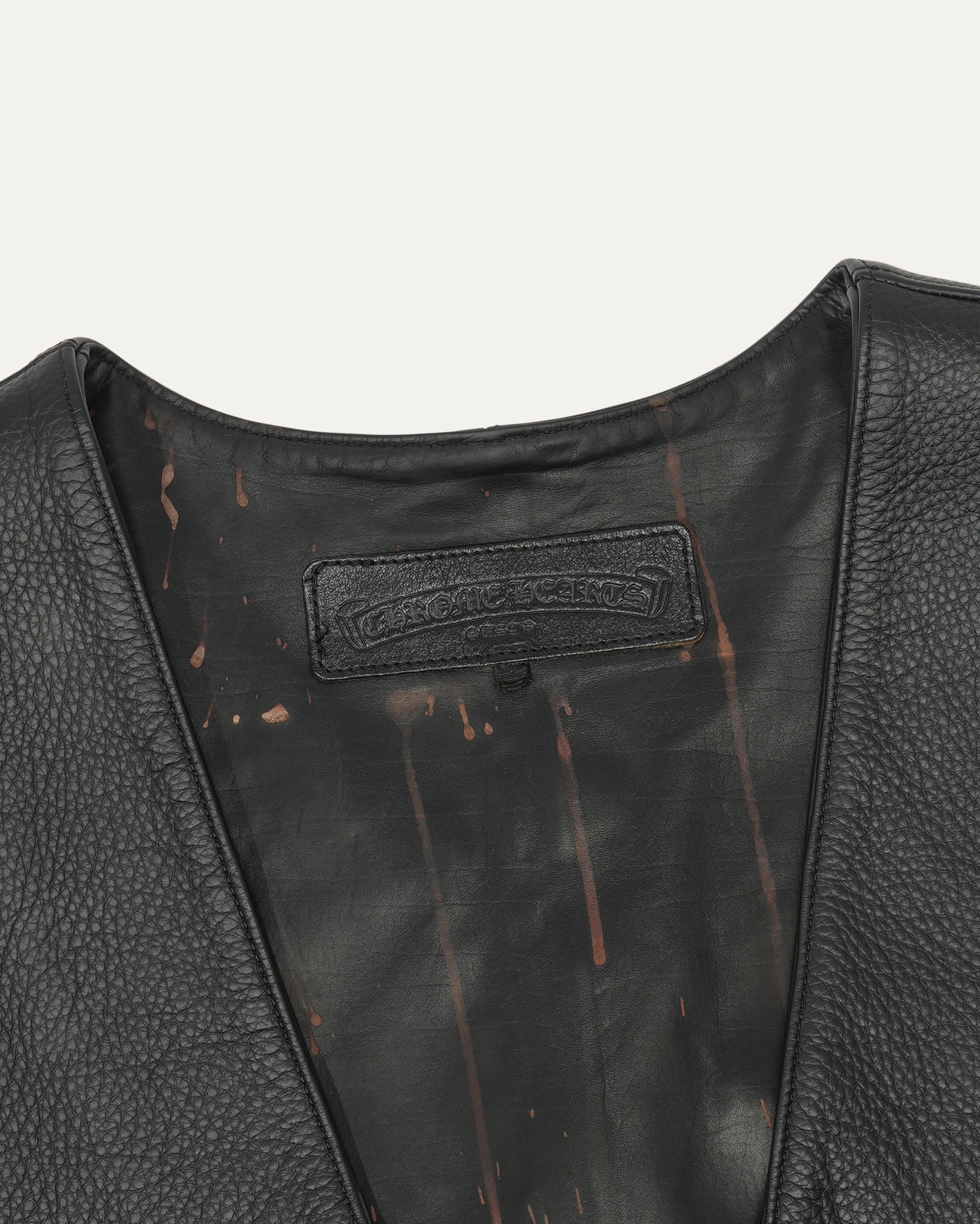 Matty Boy Sex Records Leather Vest