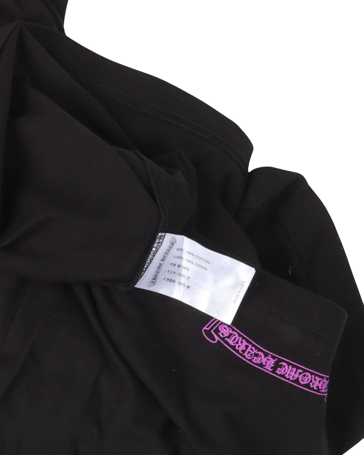 Neck Logo Long Sleeve T-Shirt