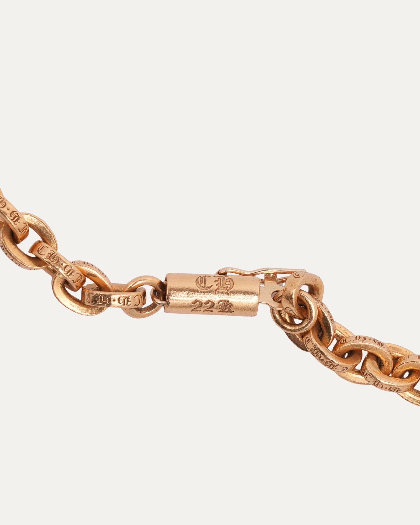 Gold Paper Chain Necklace