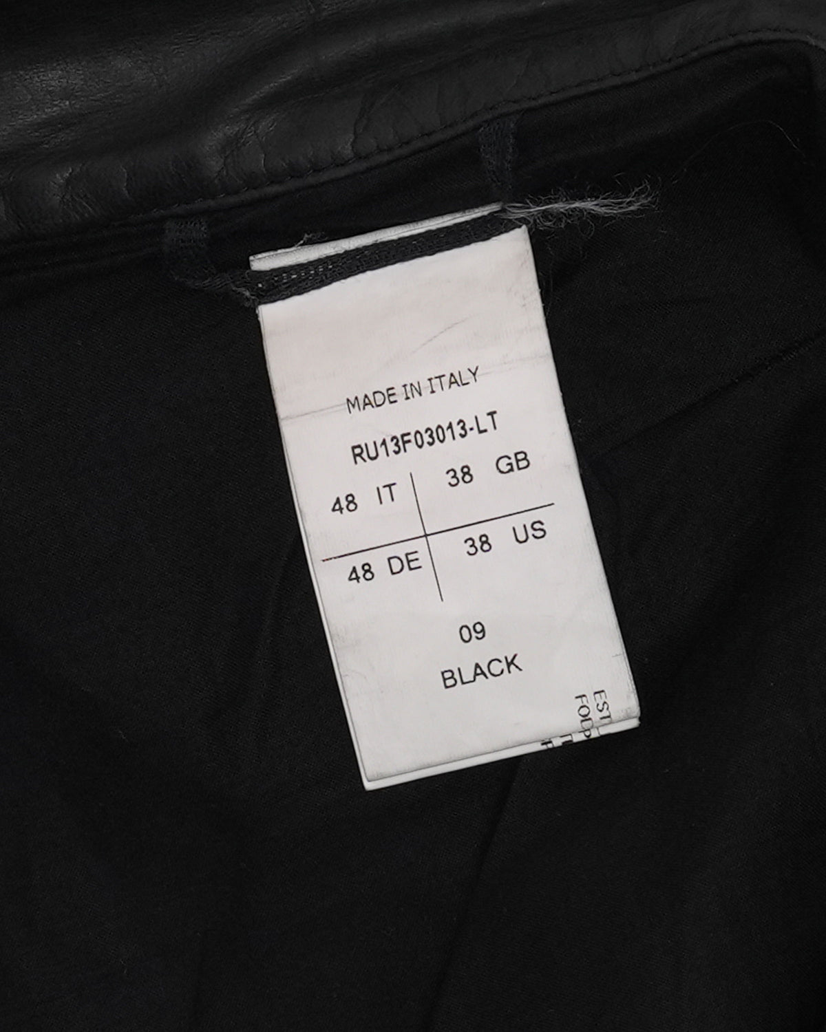 Leather Memphis Jeans