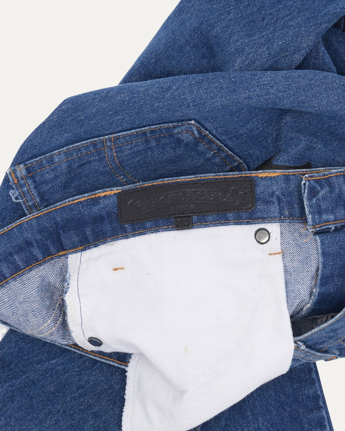 Levis 517 Orange Tab Cross Patch Jeans