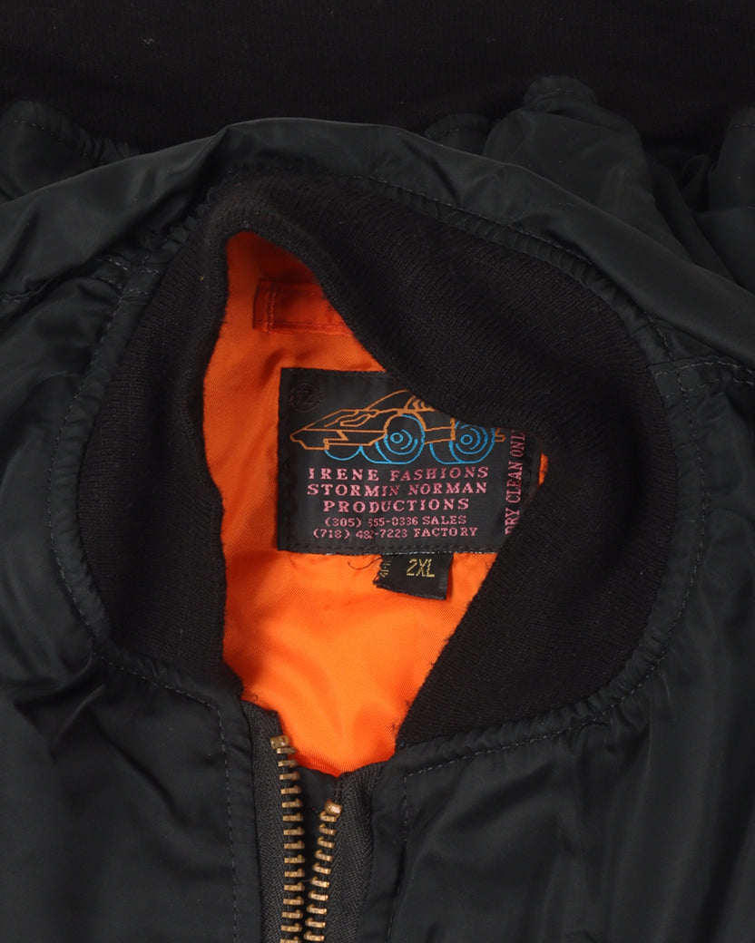 Def Jam Embroidered Alpha Industries Bomber Jacket