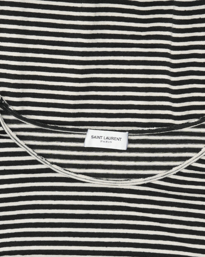 Slim Fit Striped Linen-Blend T-Shirt