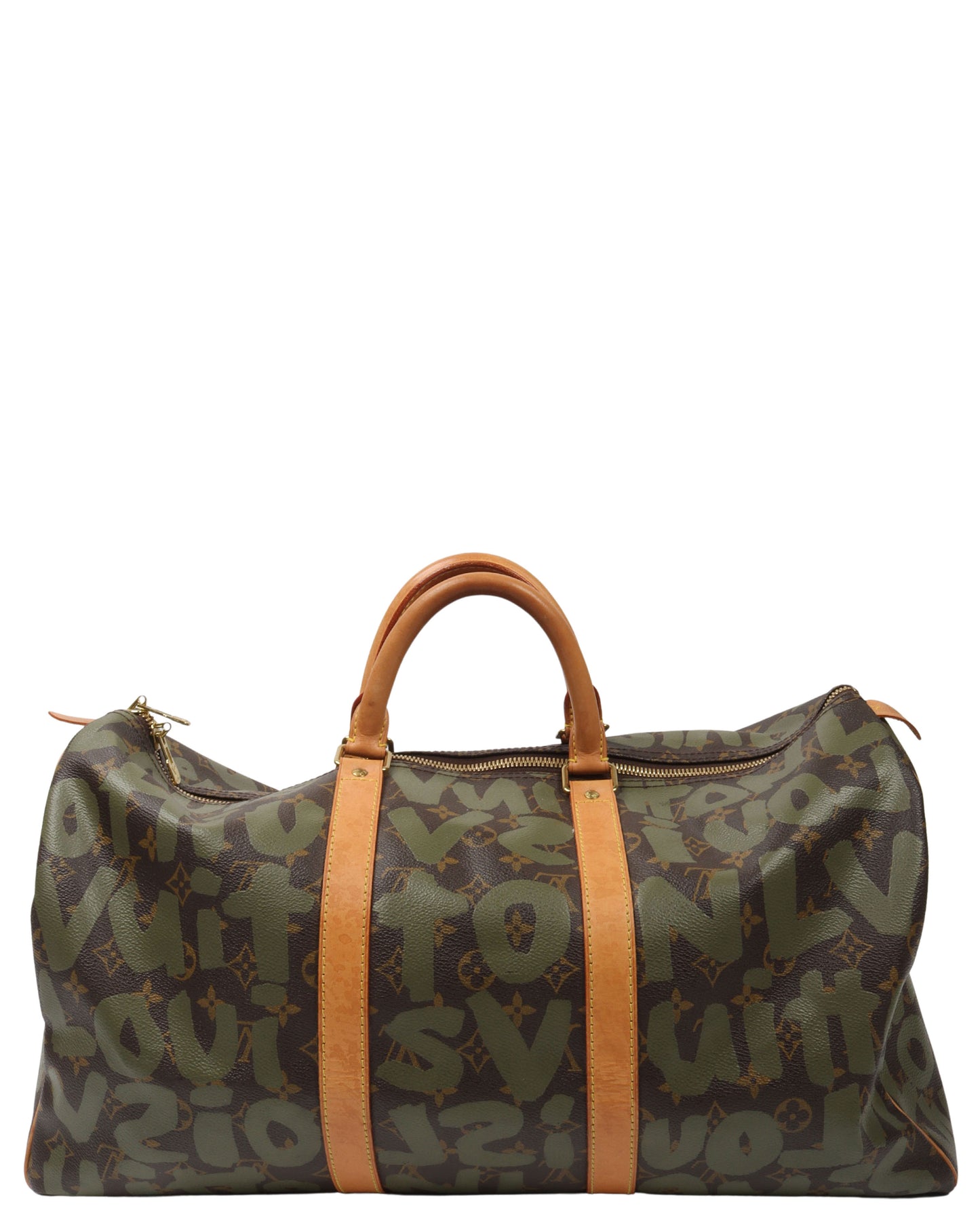 Stephen Sprouse Graffiti Keepall 50 Khaki