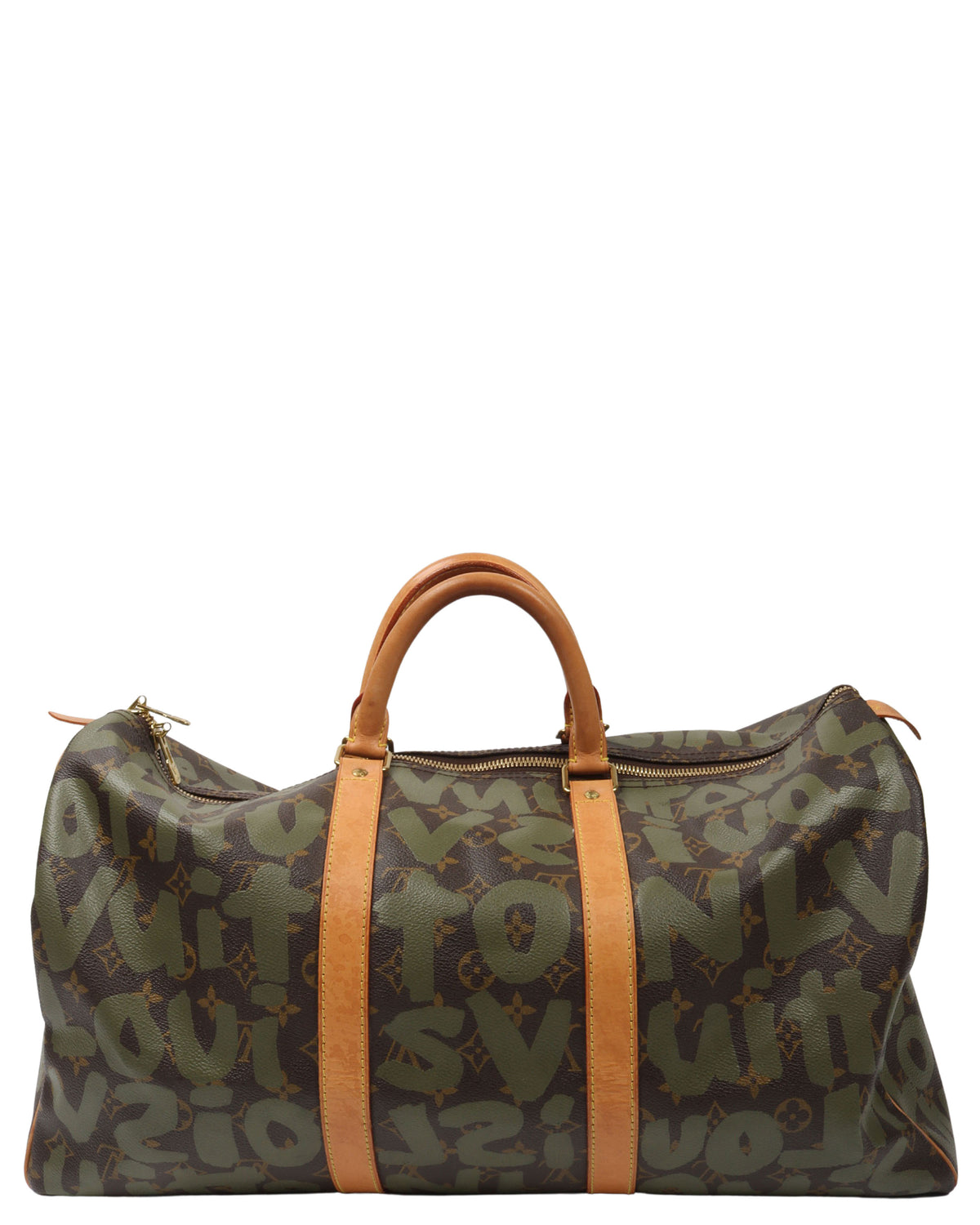 Stephen Sprouse Graffiti Keepall 50 Khaki