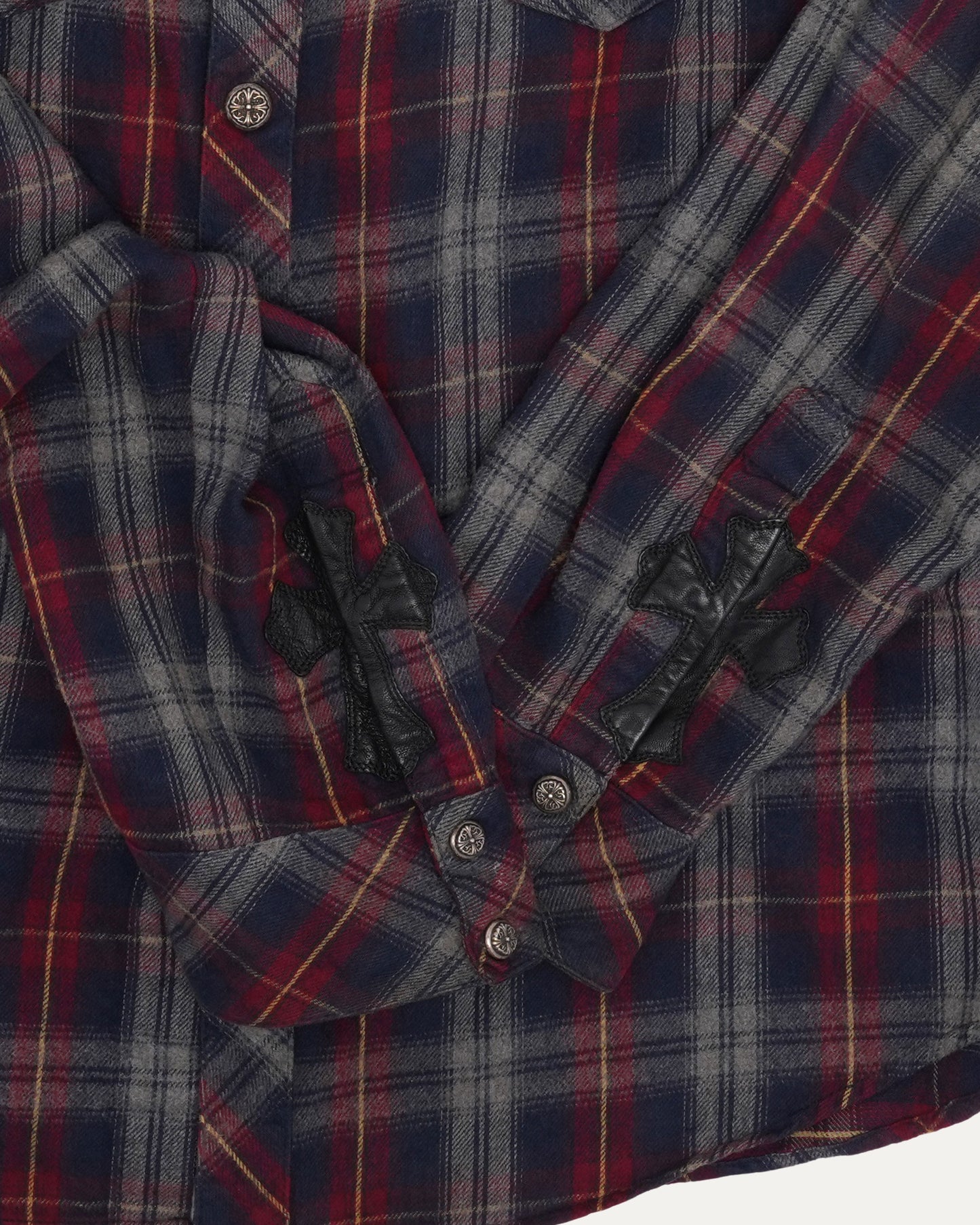 Cross Patch Vine Button Flannel Shirt