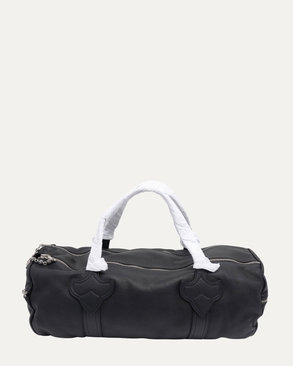 Cross Embellished Duffle Bag