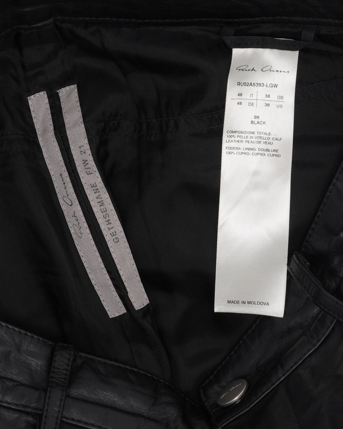 FW21 Gethsemane Leather Pants