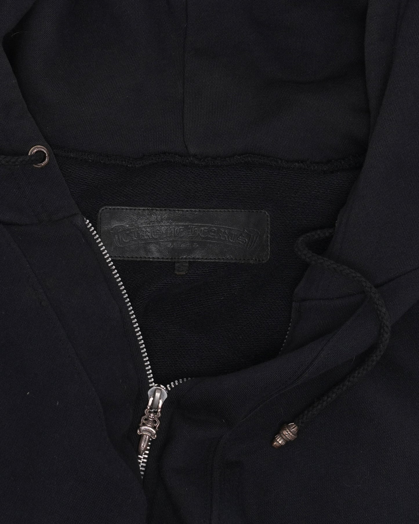 Vintage Horseshoe Logo Patch Zip Up Hoodie