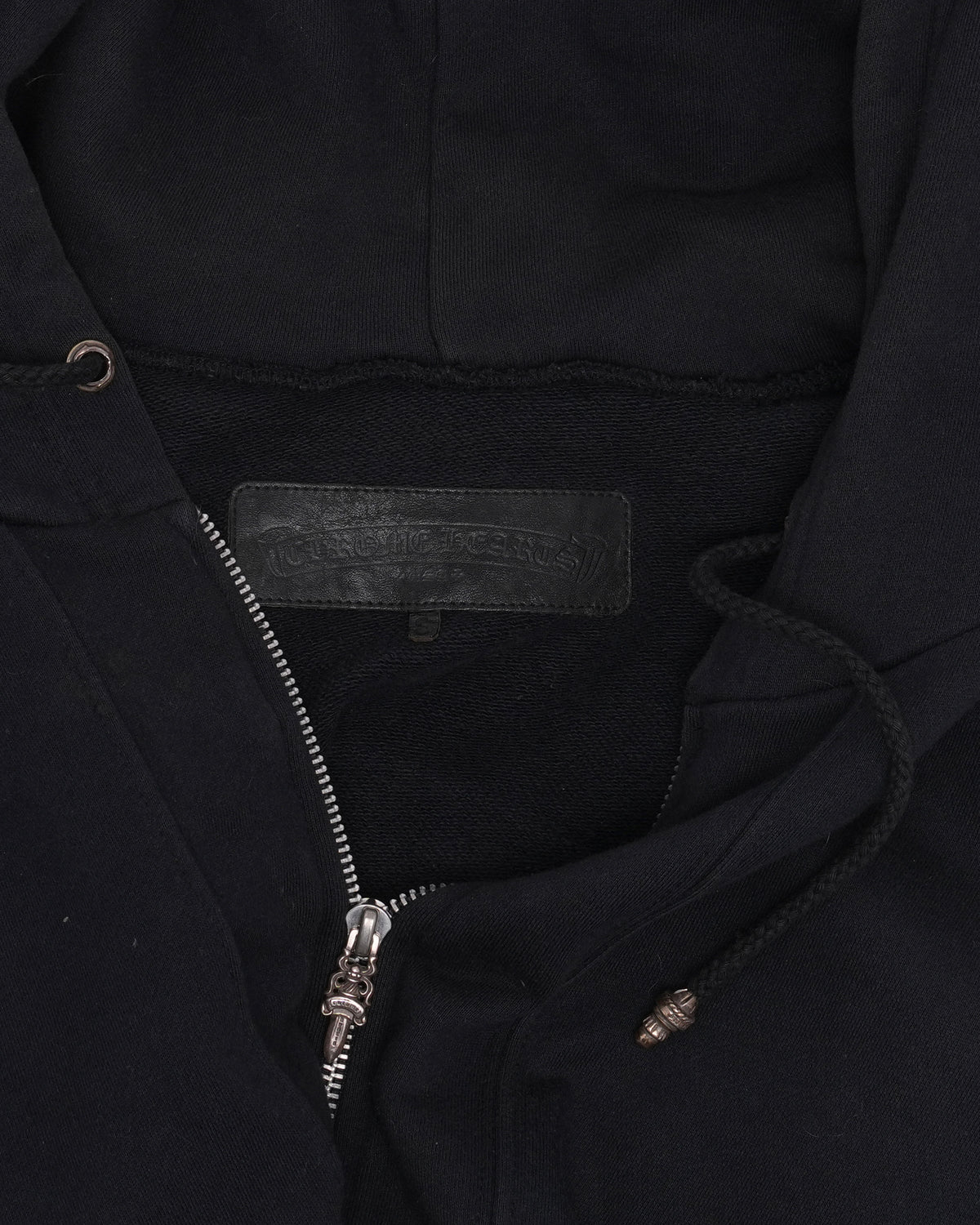 Vintage Horseshoe Logo Patch Zip Up Hoodie