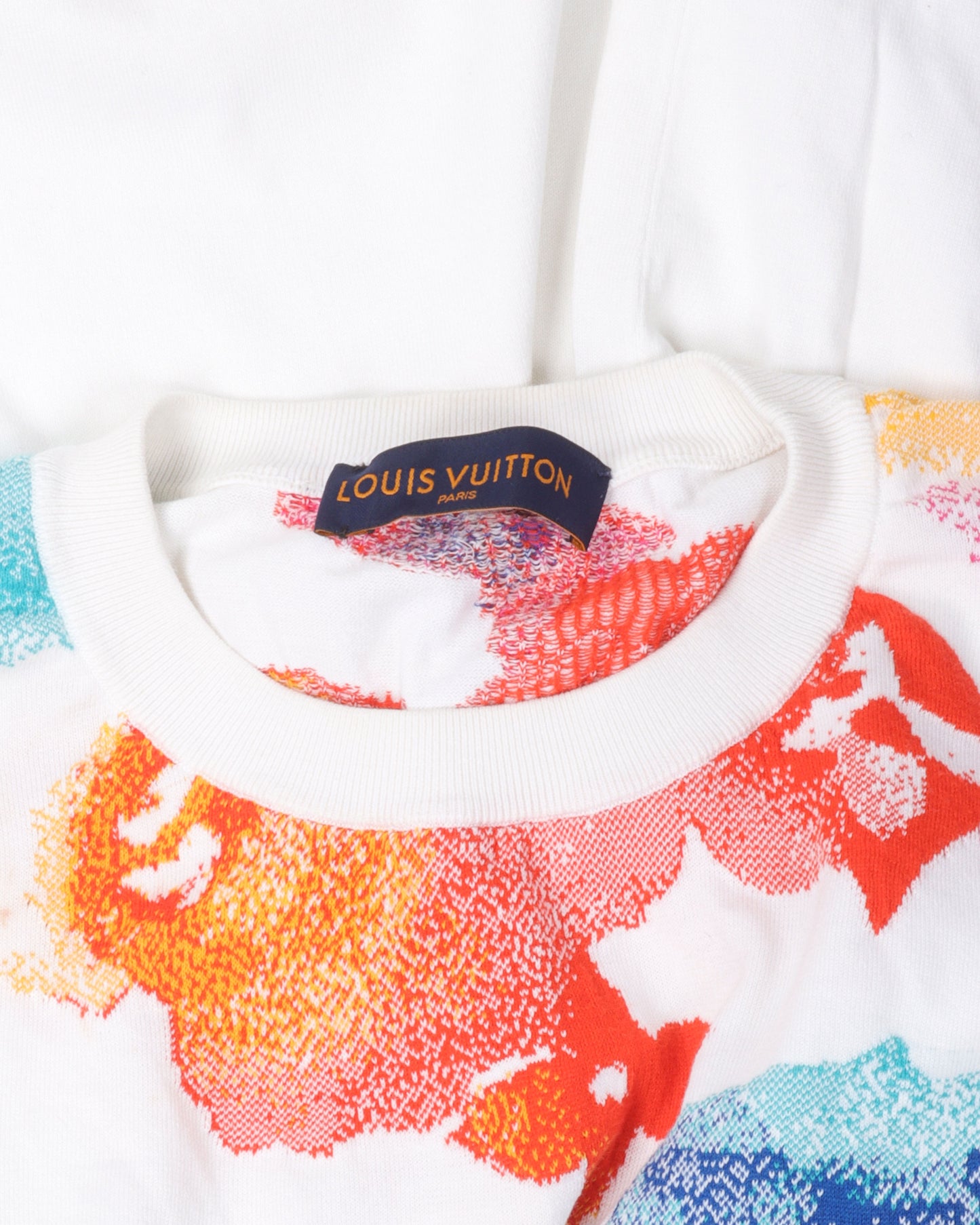Watercolor Monogram Knit T-Shirt