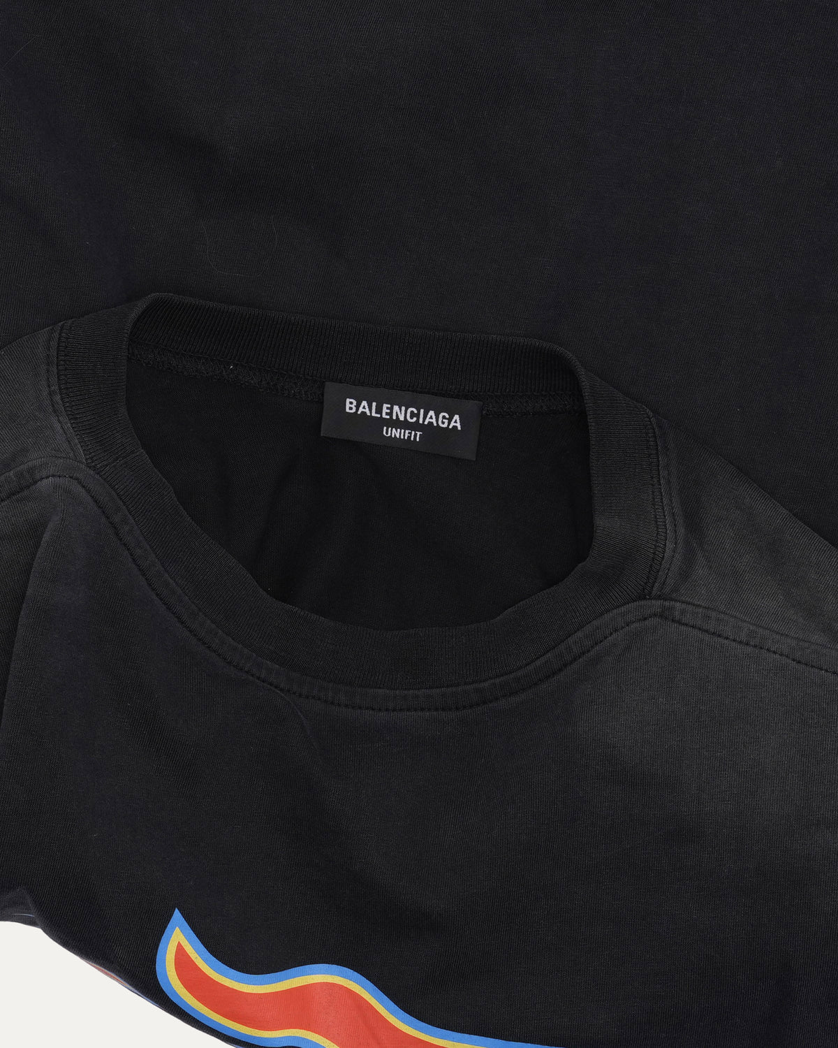 Flaming B Backwards T-Shirt