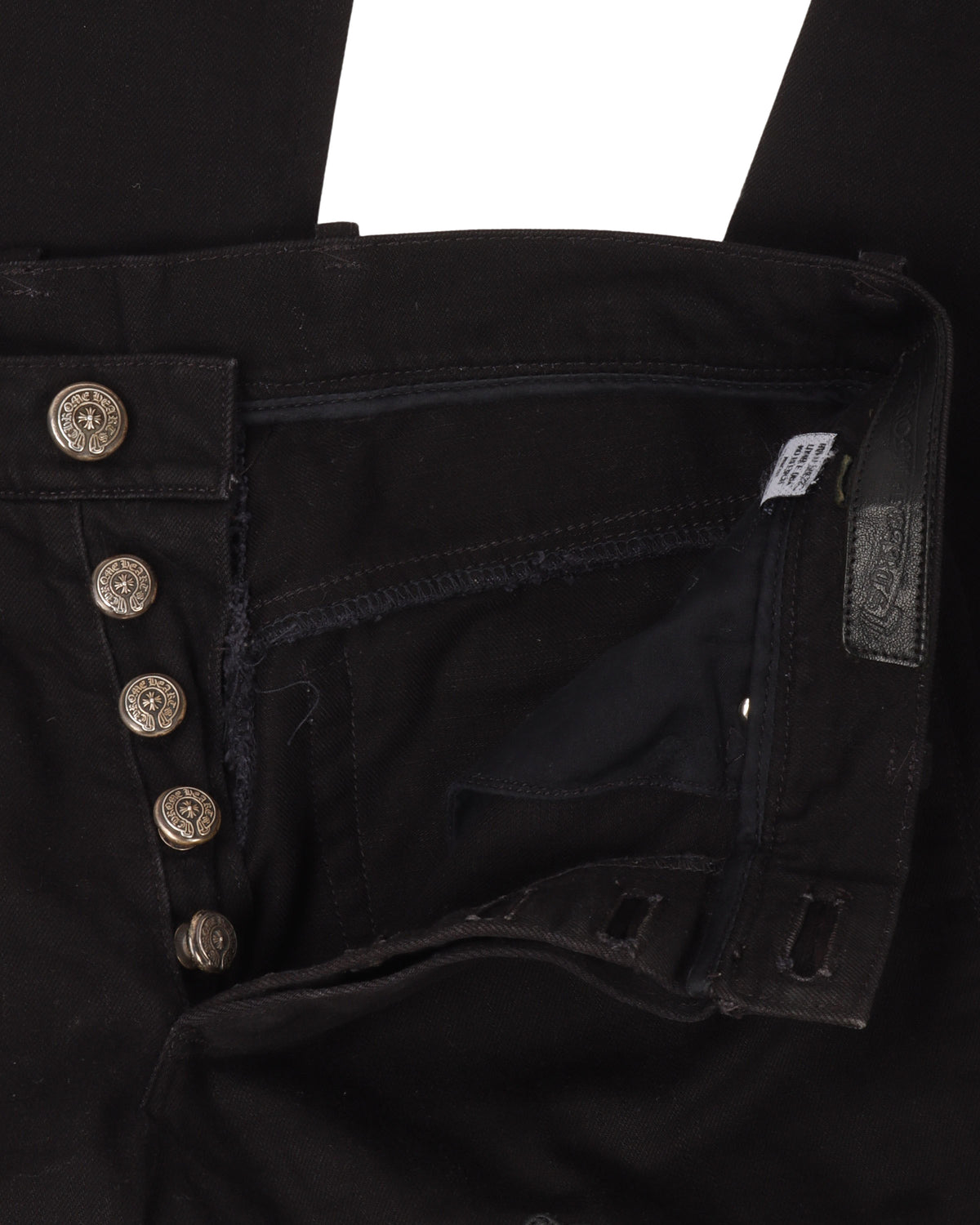 Vintage Fleur Knee Cross Patch Jeans