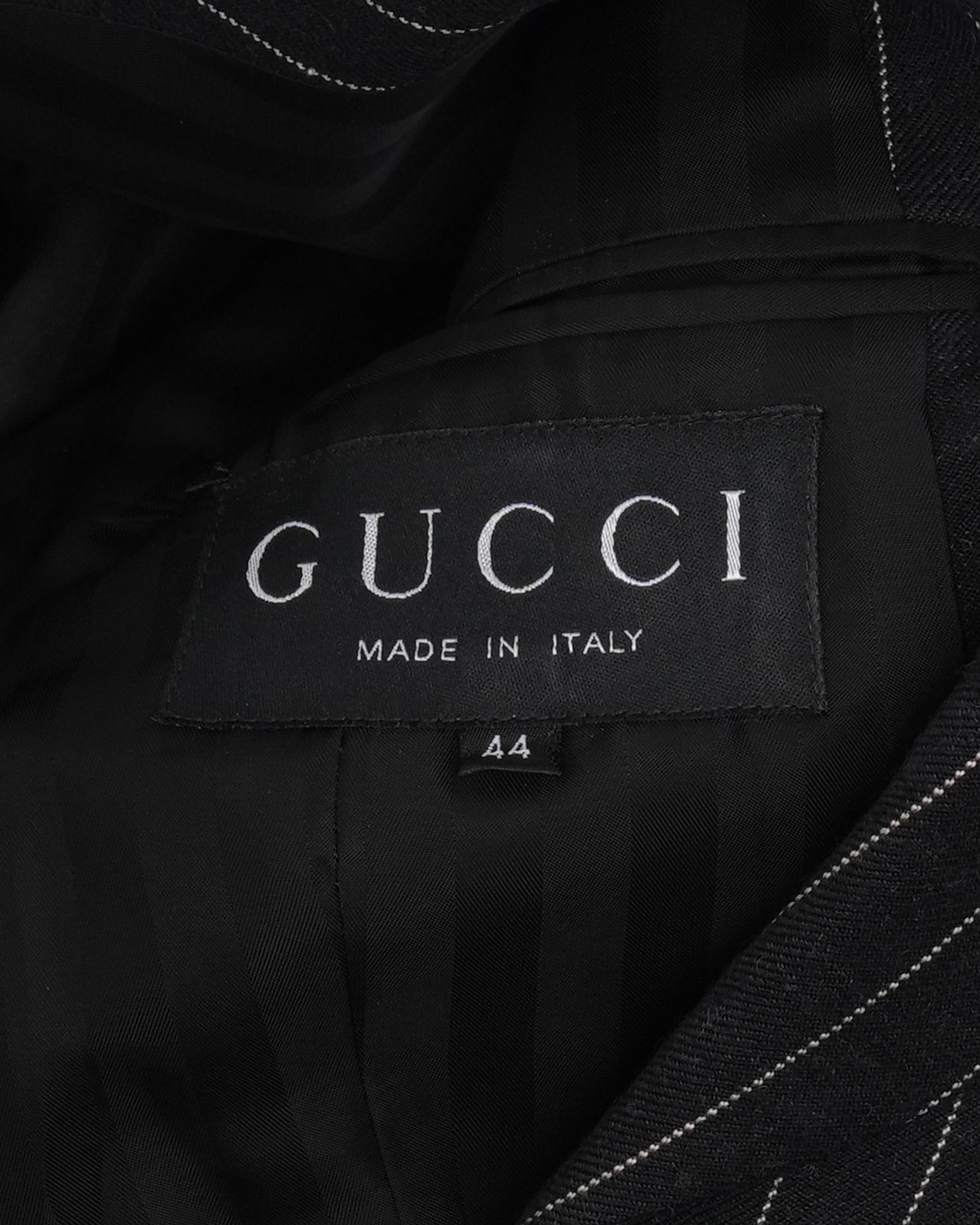 Pinstripe Epaulet Blazer