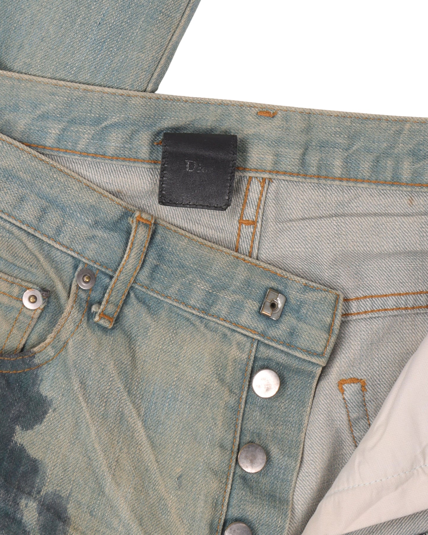 Stained Skinny Jeans