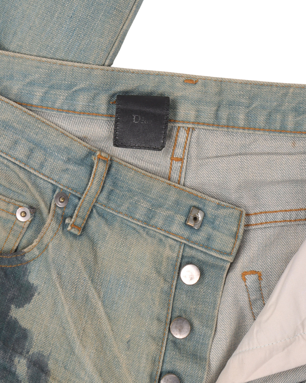 Stained Skinny Jeans
