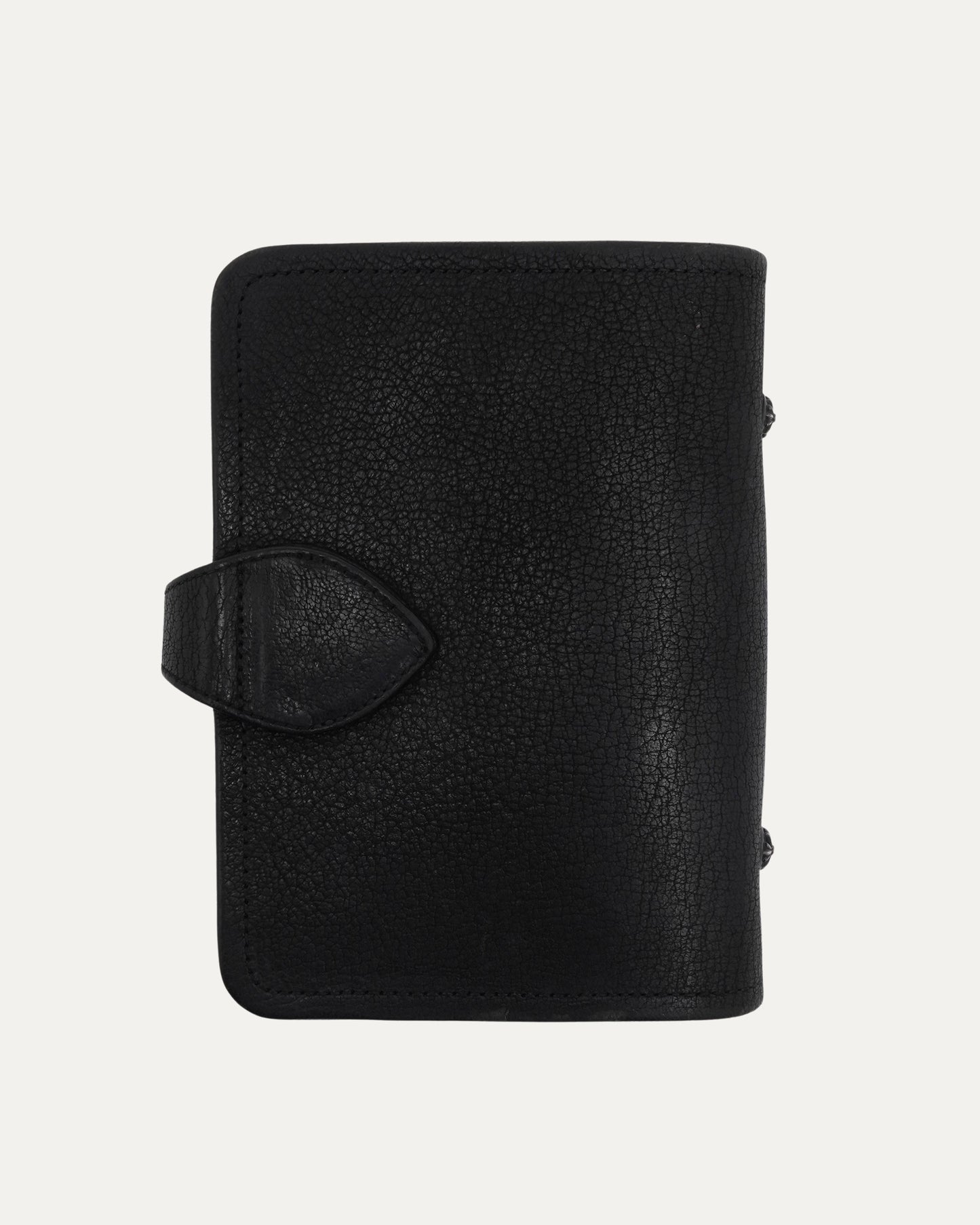 Cross Patch Leather Binder