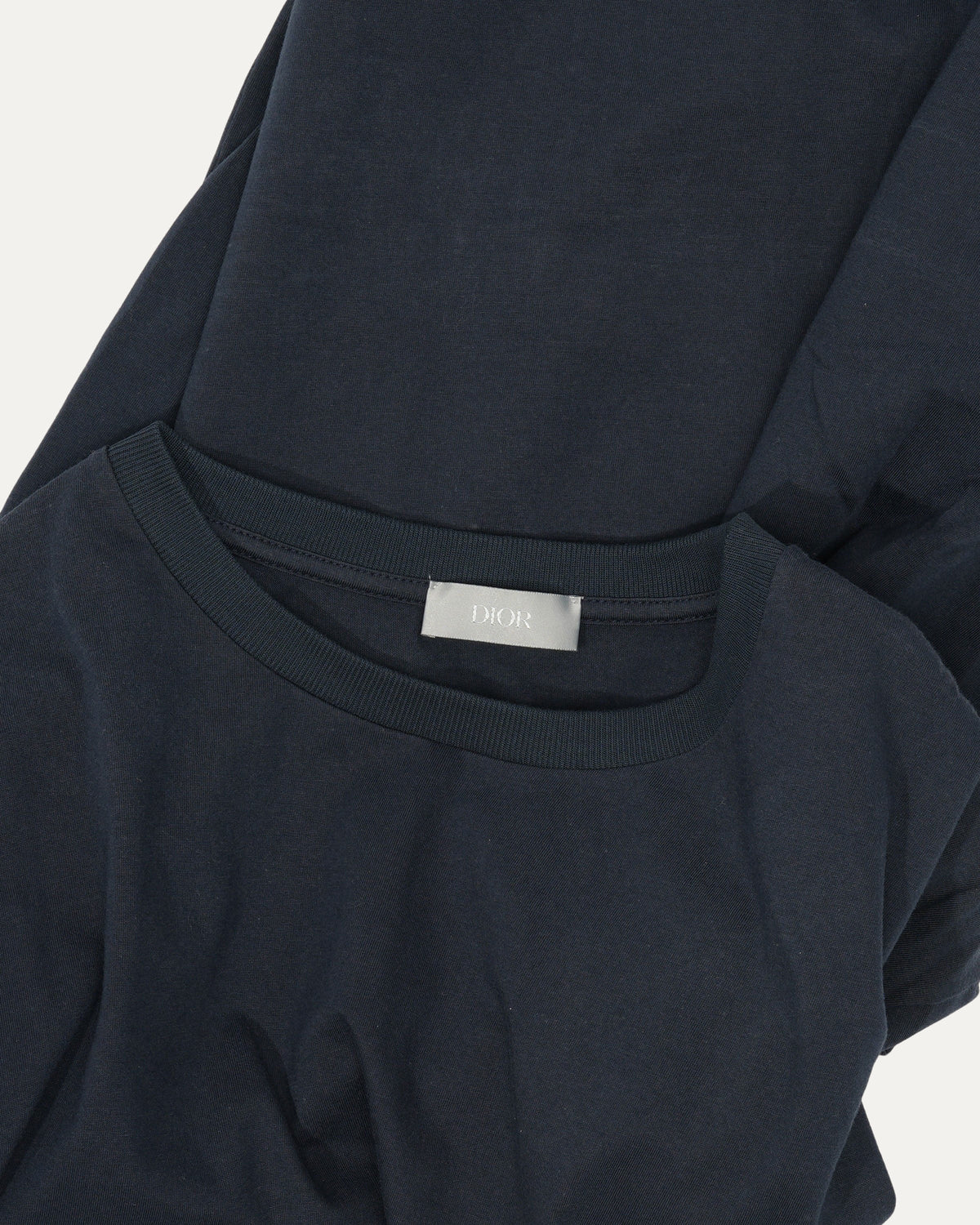 Oblique Jacquard Layered T-Shirt